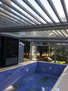 aluminyum acilir cati yapilan yerler teras kapatma